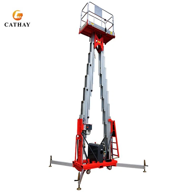 Aluminum Lifting Dual Mast Lift