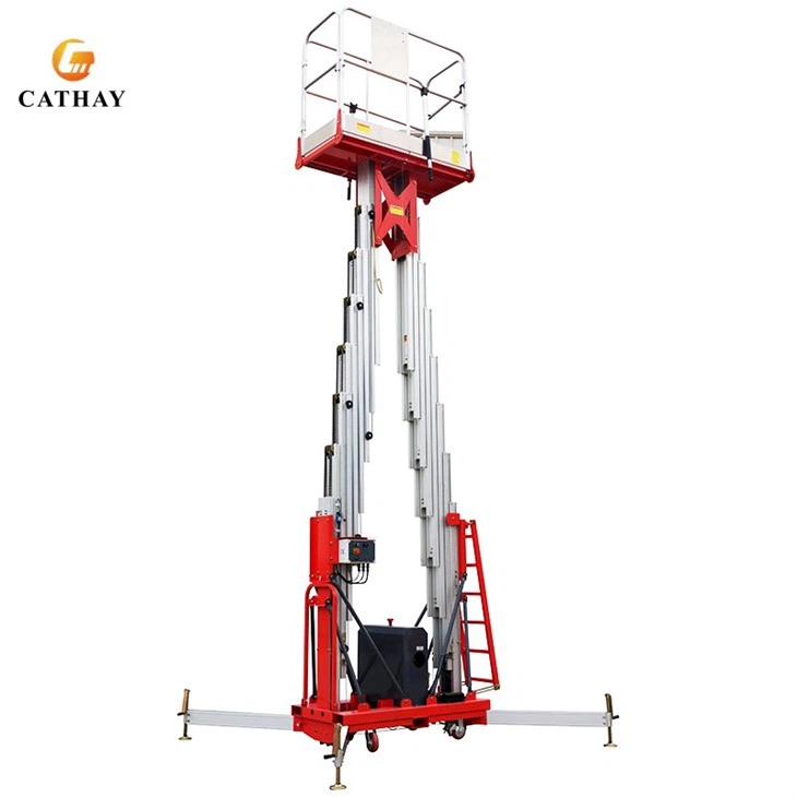 Aluminum Lifting Dual Mast Lift
